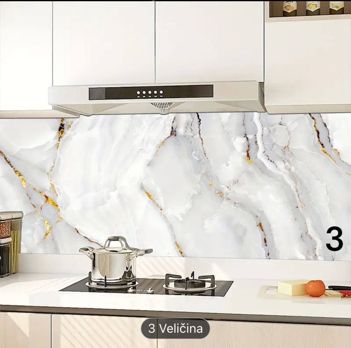 3D samoljepljive zidne tapete s uzorkom 60x200 cm