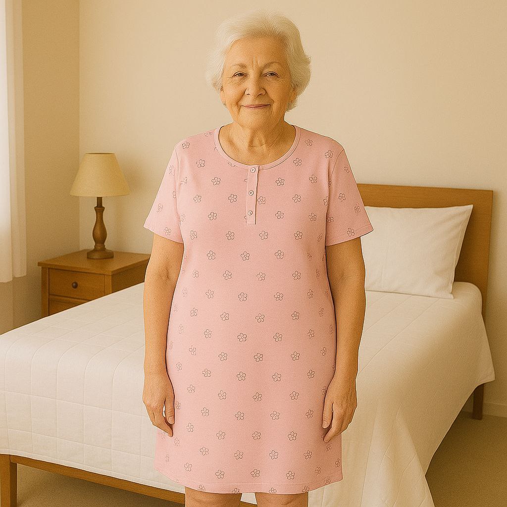 Big size ženske spavačice s uzorkom cvijeta ( 5XL-6XL )