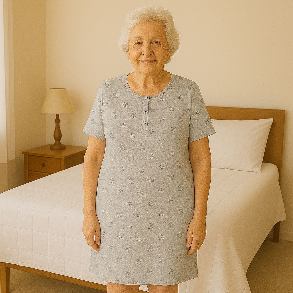 Big size ženske spavačice s uzorkom cvijeta ( 5XL-6XL )