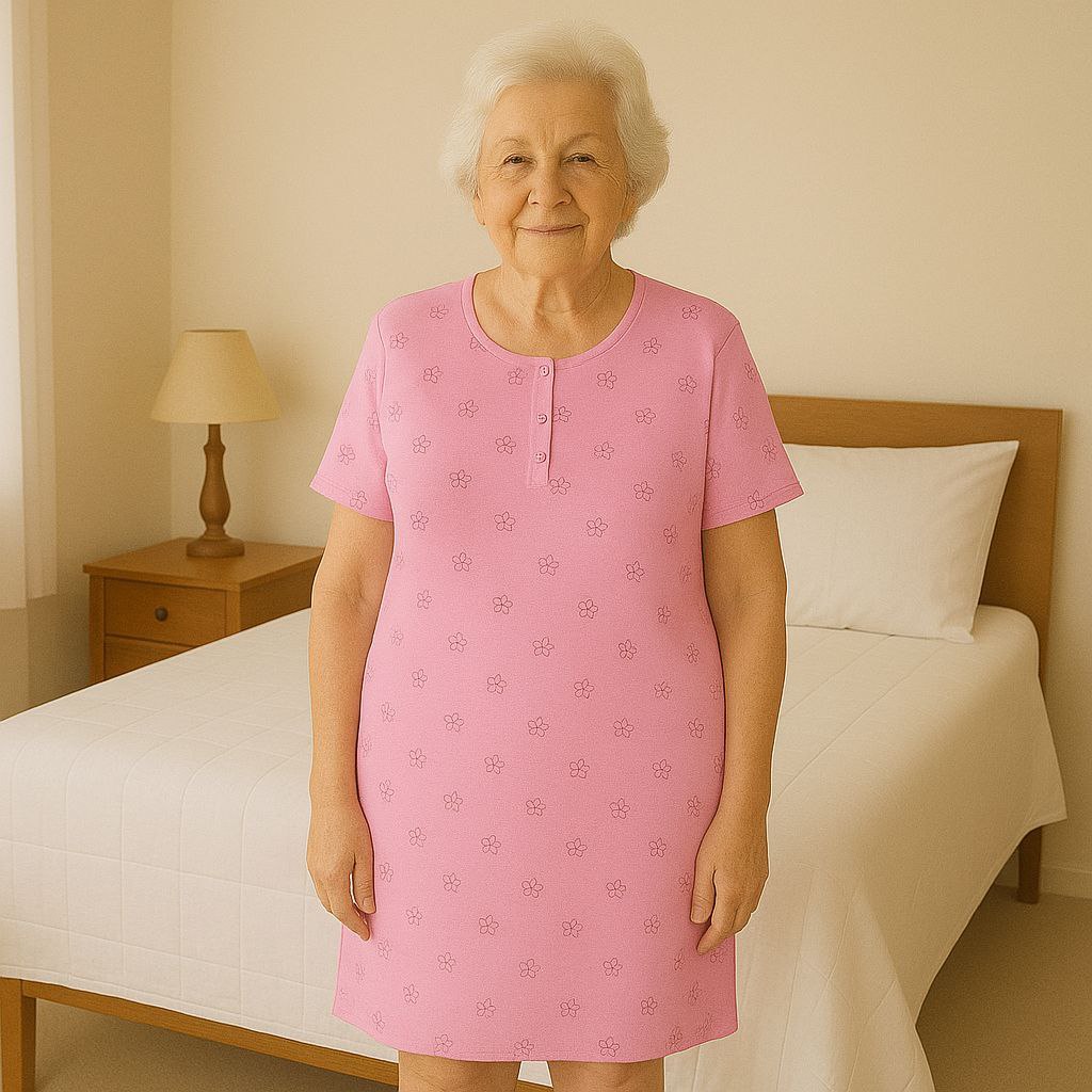 Big size ženske spavačice s uzorkom cvijeta ( 5XL-6XL )