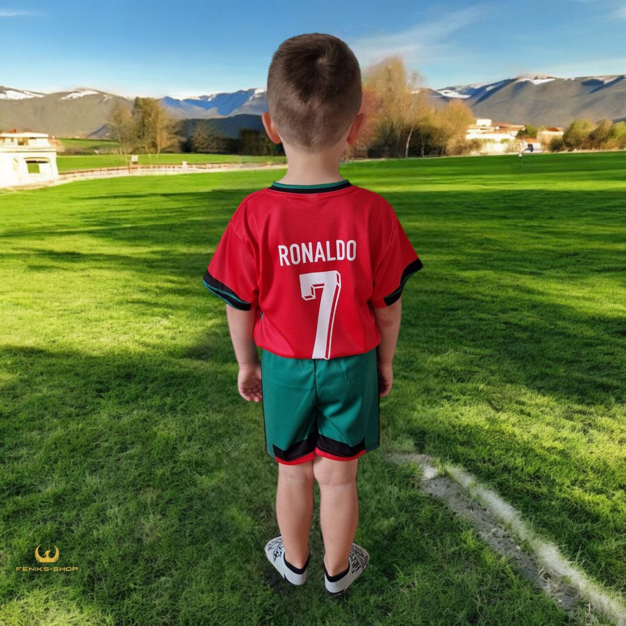 Dječji nogometni dres komplet Ronaldo - Portugal