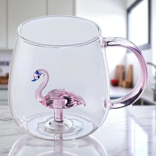 Flamingo staklena čaša 200ml