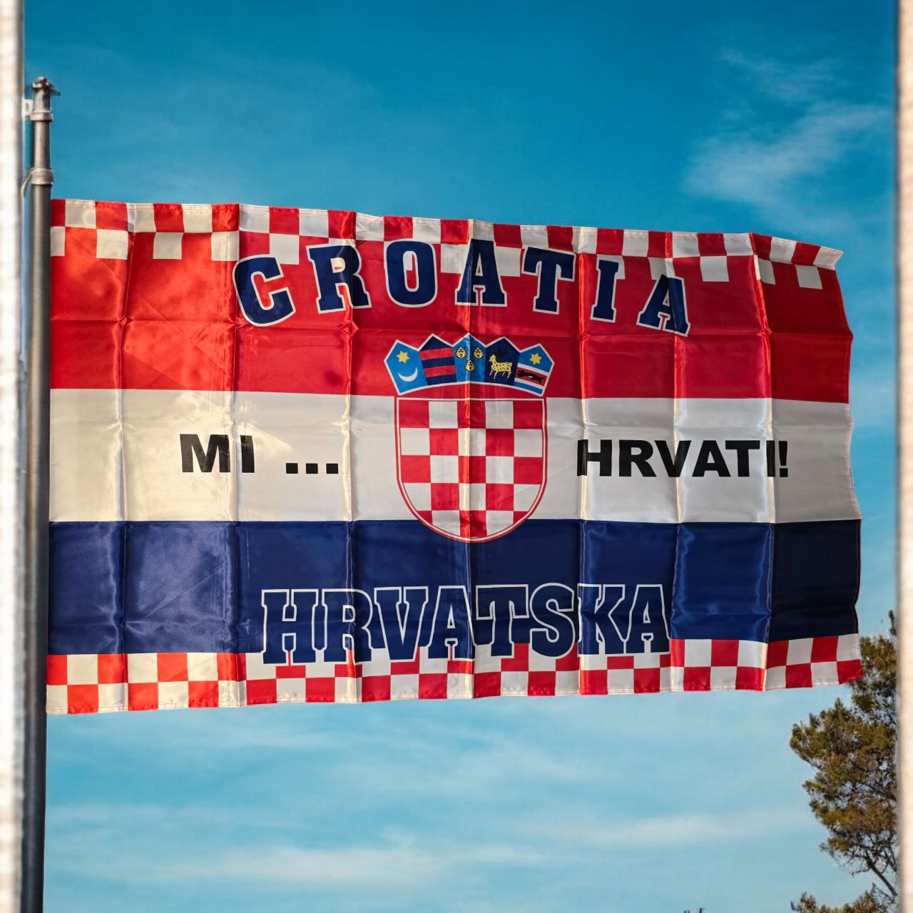 Hrvatska zastava Mi Hrvati 90x150cm
