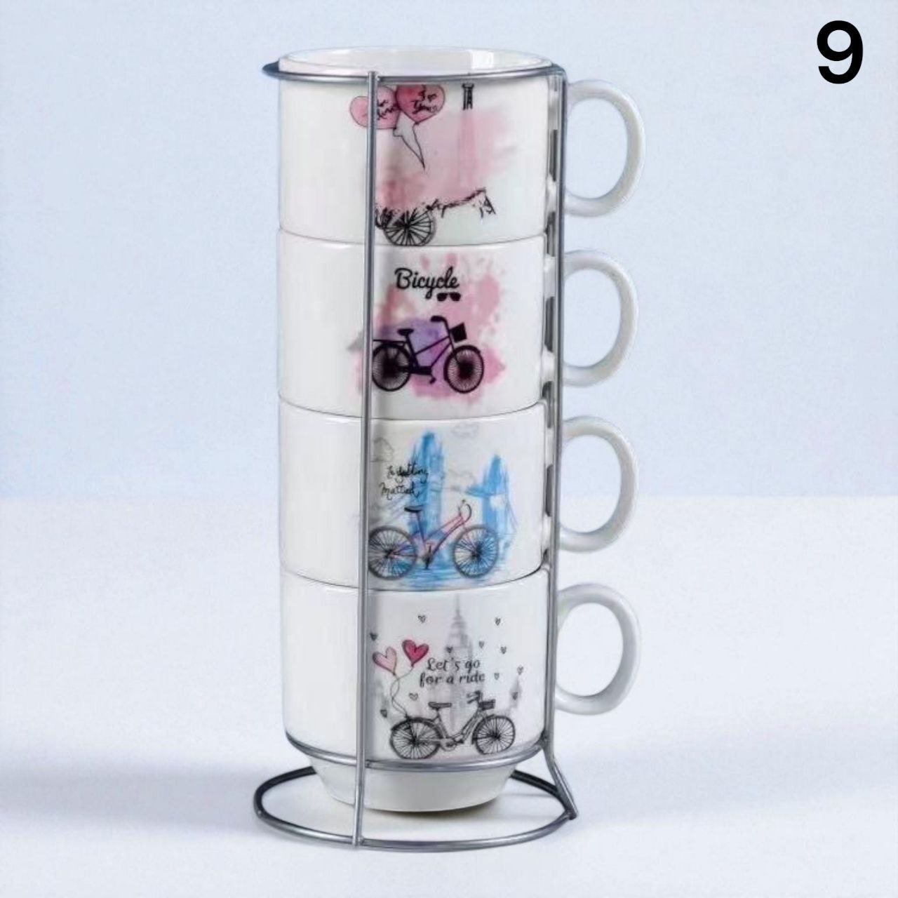 Set od 4 keramičke šalice 100ml ( 16 raznih modela )