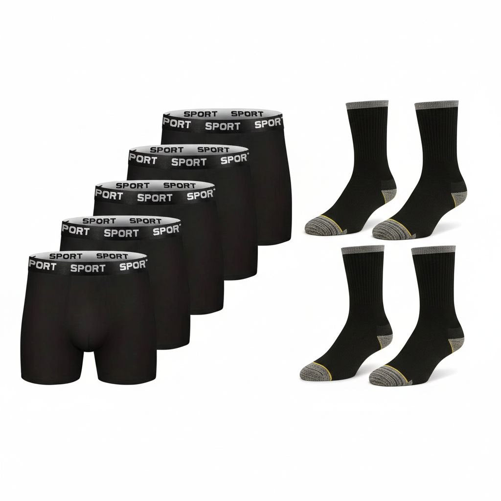10 sport bokserica + 12 radnih čarapa