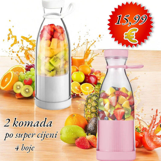 2 kom prijenosni mini blender 420ml AKCIJA