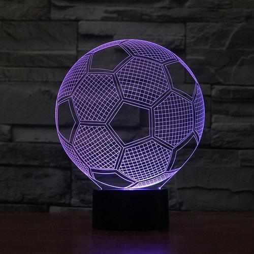 3D lampa iluzija nogometne lopte + daljinski - Feniks-shop