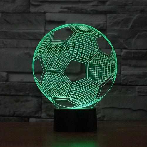 3D lampa iluzija nogometne lopte + daljinski - Feniks-shop