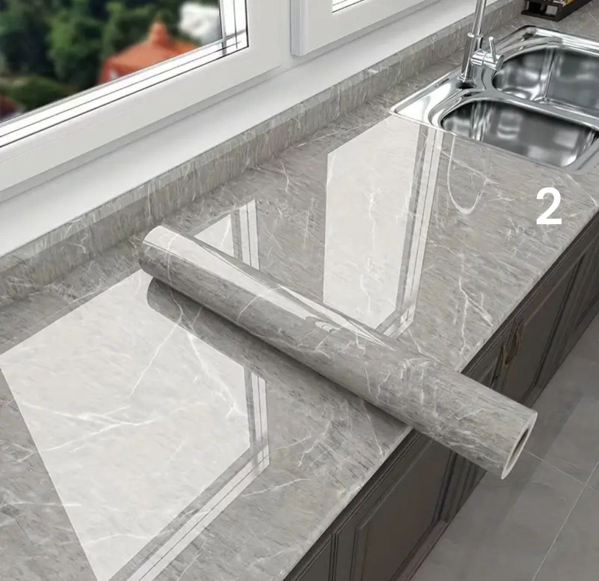 3D samoljepljive zidne tapete s uzorkom 60x200 cm – slika 2