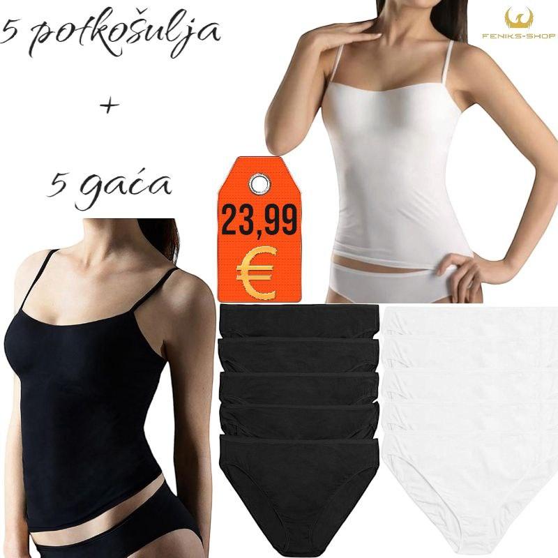 5 potkošulja + 5 gaća - Feniks-shop