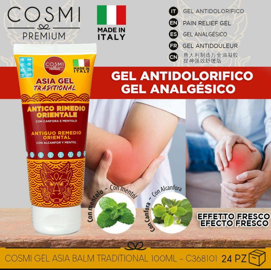 Asia Gel Traditional – gel za ublažavanje bolova s mentolom i kamforom