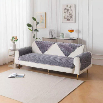 Baršunasti quilted prekrivači za sofu