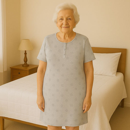 Big size ženske spavačice s uzorkom cvijeta ( 5XL-6XL )
