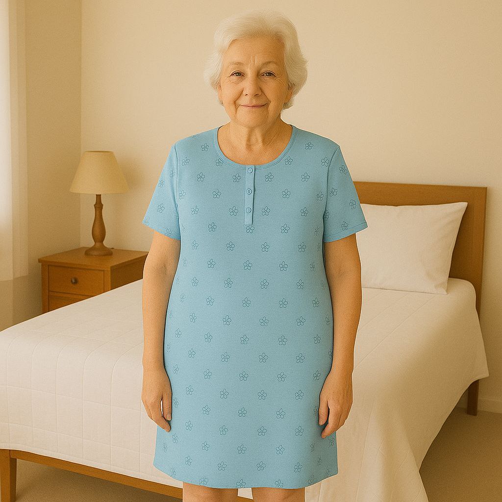 Big size ženske spavačice s uzorkom cvijeta ( 5XL-6XL )