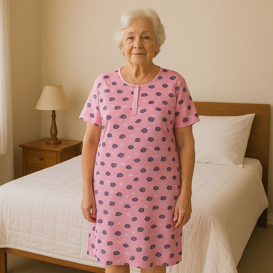 Big size ženske spavačice s uzorkom školjke ( 5XL-6XL )