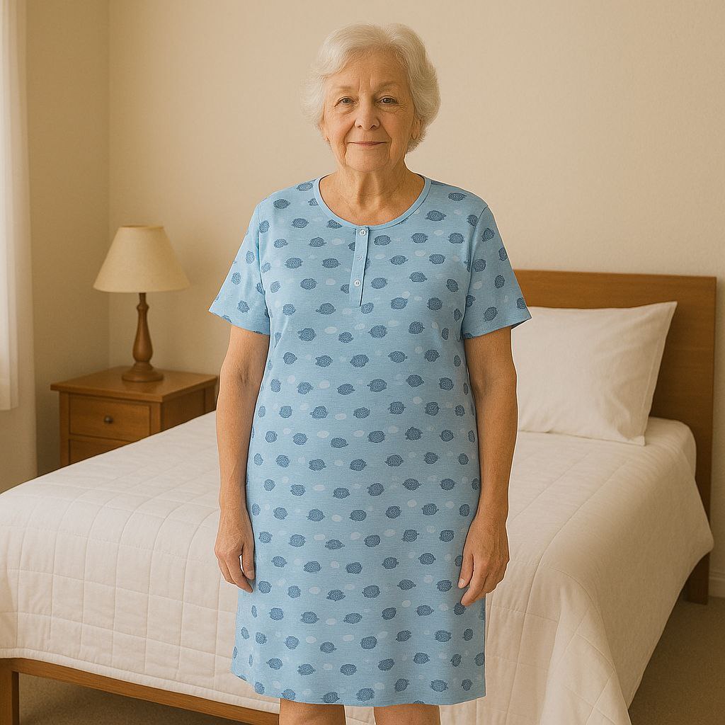 Big size ženske spavačice s uzorkom školjke ( 5XL-6XL )