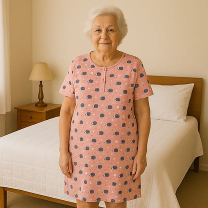 Big size ženske spavačice s uzorkom školjke ( 5XL-6XL )