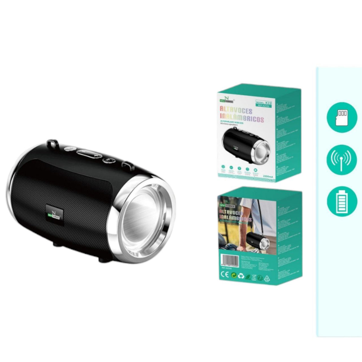 Bluetooth zvučnik K22 - Feniks-shop