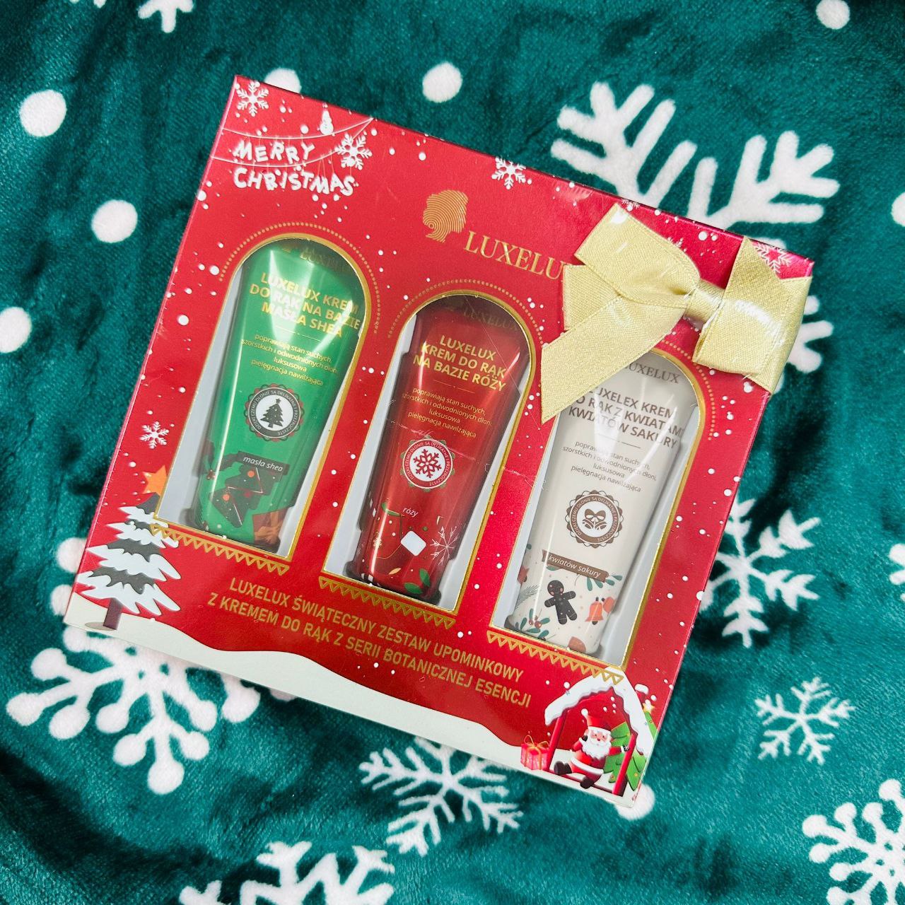 Božićna krema za ruke poklon set od 3 kom