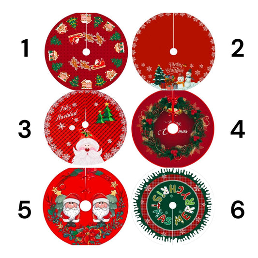 Božićna suknja za bor 120x120 cm