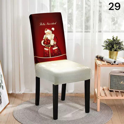 Božićne navlake za stolice set od 6 komada