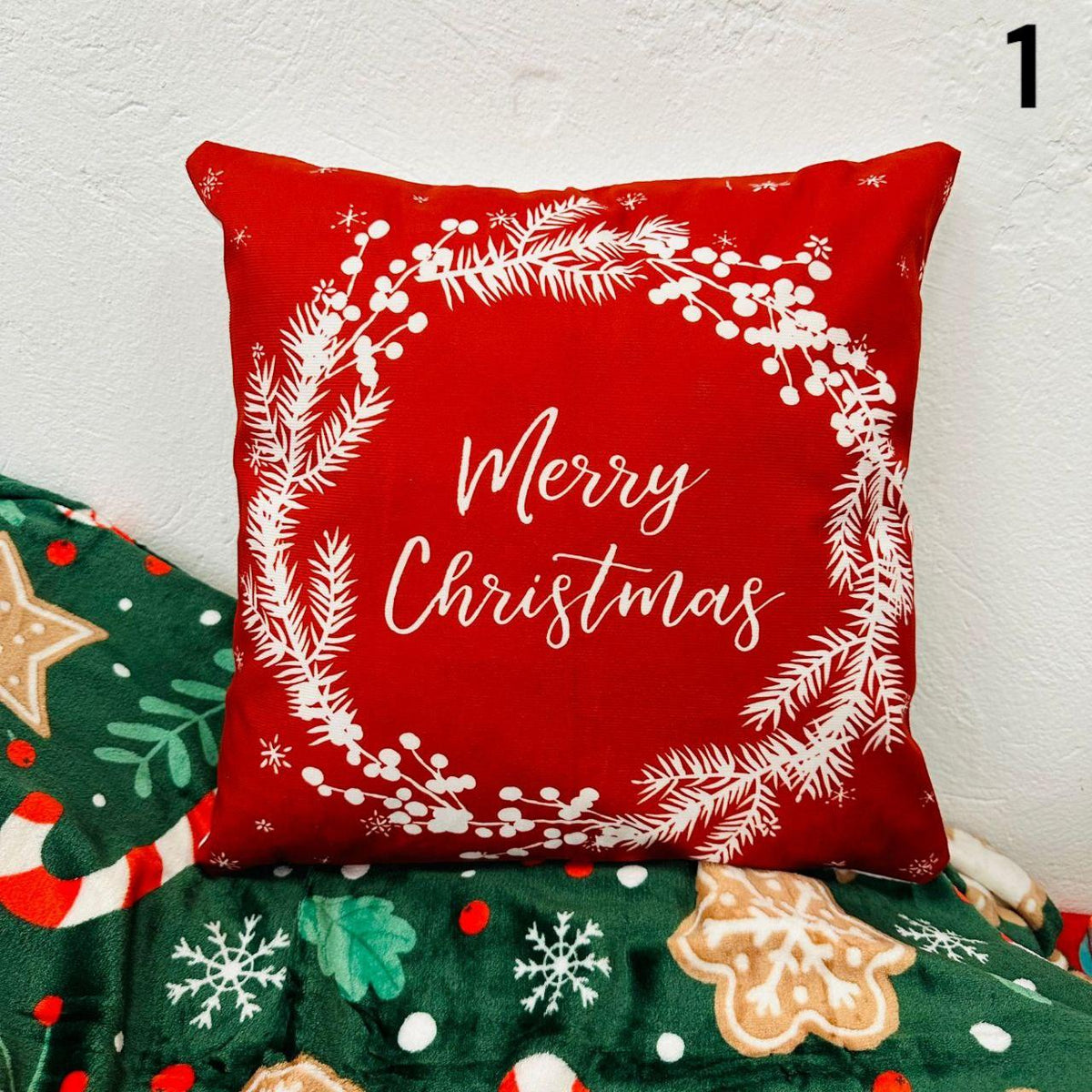 Božićne jastučnice 2 kom 45x45 cm - Feniks-shop