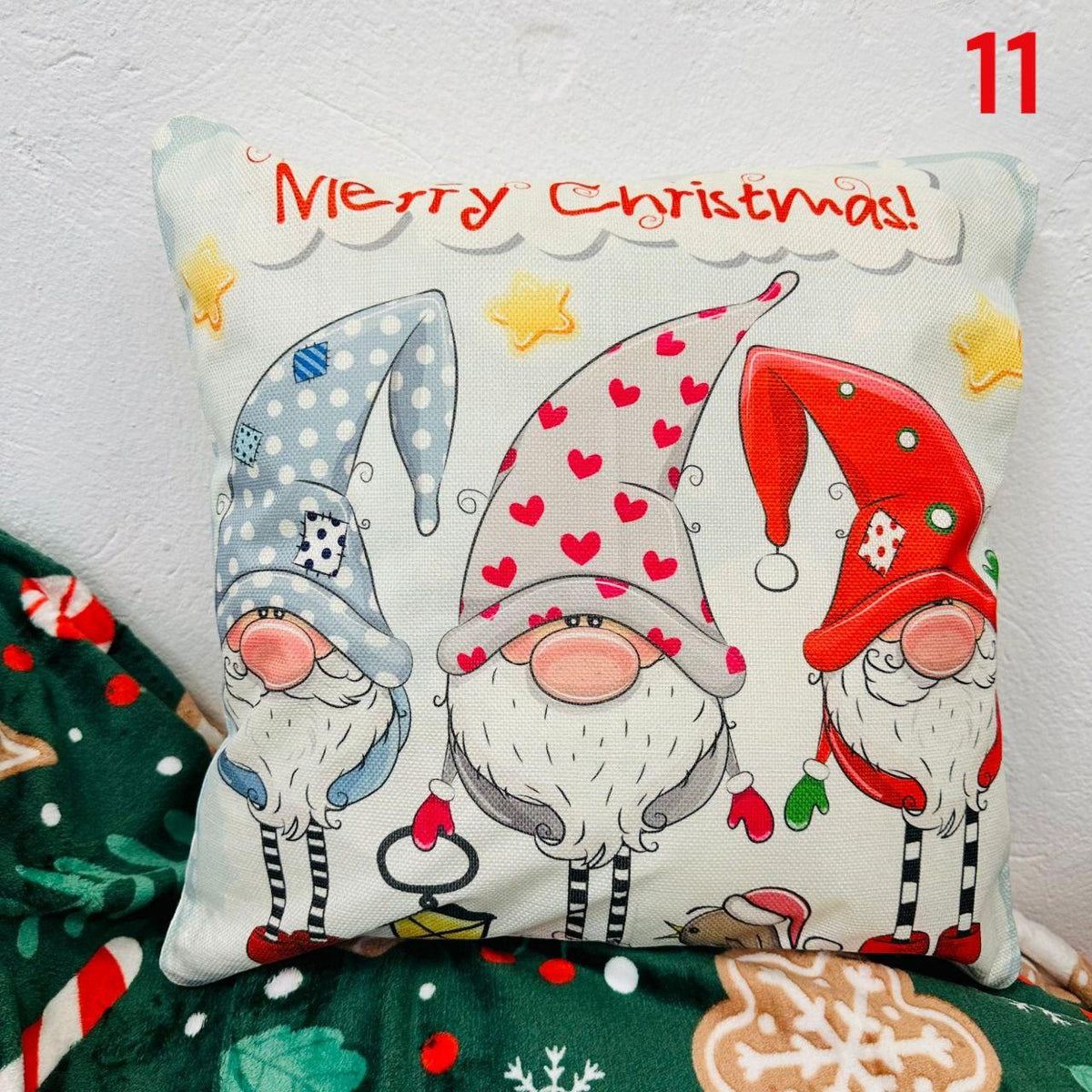 Božićne jastučnice 2 kom LAN kolekcija 45x45 cm - Feniks-shop