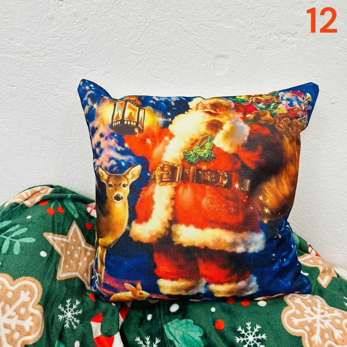 Božićne jastučnice 2 kom LAN kolekcija 45x45 cm - Feniks-shop