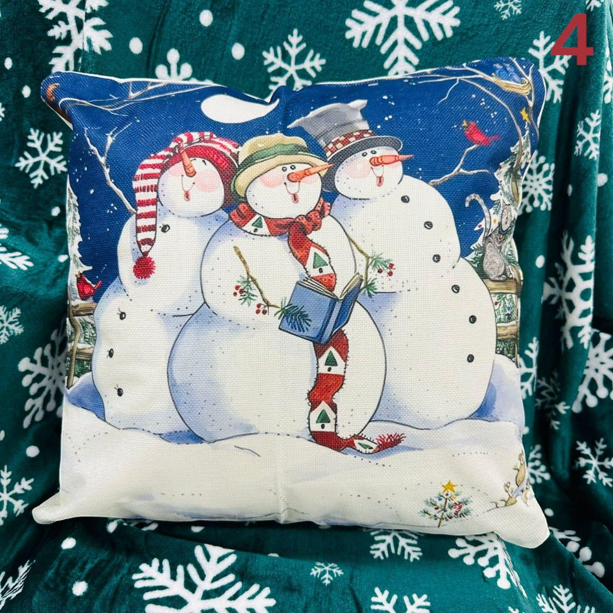 Božićne jastučnice 2 kom LAN kolekcija 45x45 cm - Feniks-shop
