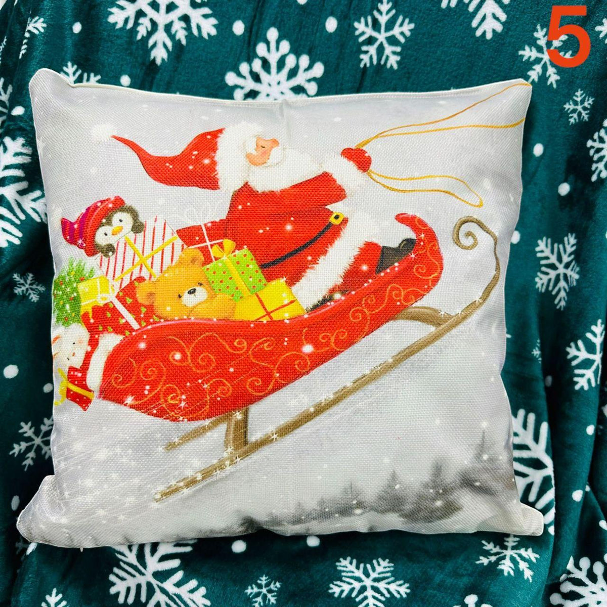 Božićne jastučnice 2 kom LAN kolekcija 45x45 cm - Feniks-shop