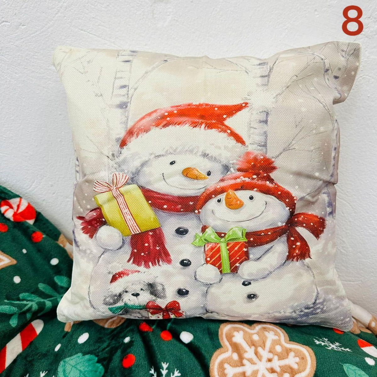 Božićne jastučnice 2 kom LAN kolekcija 45x45 cm - Feniks-shop