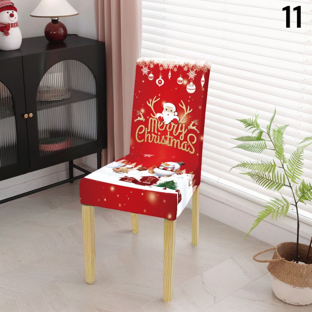 Božićne navlake za stolice set od 6 komada - Feniks-shop