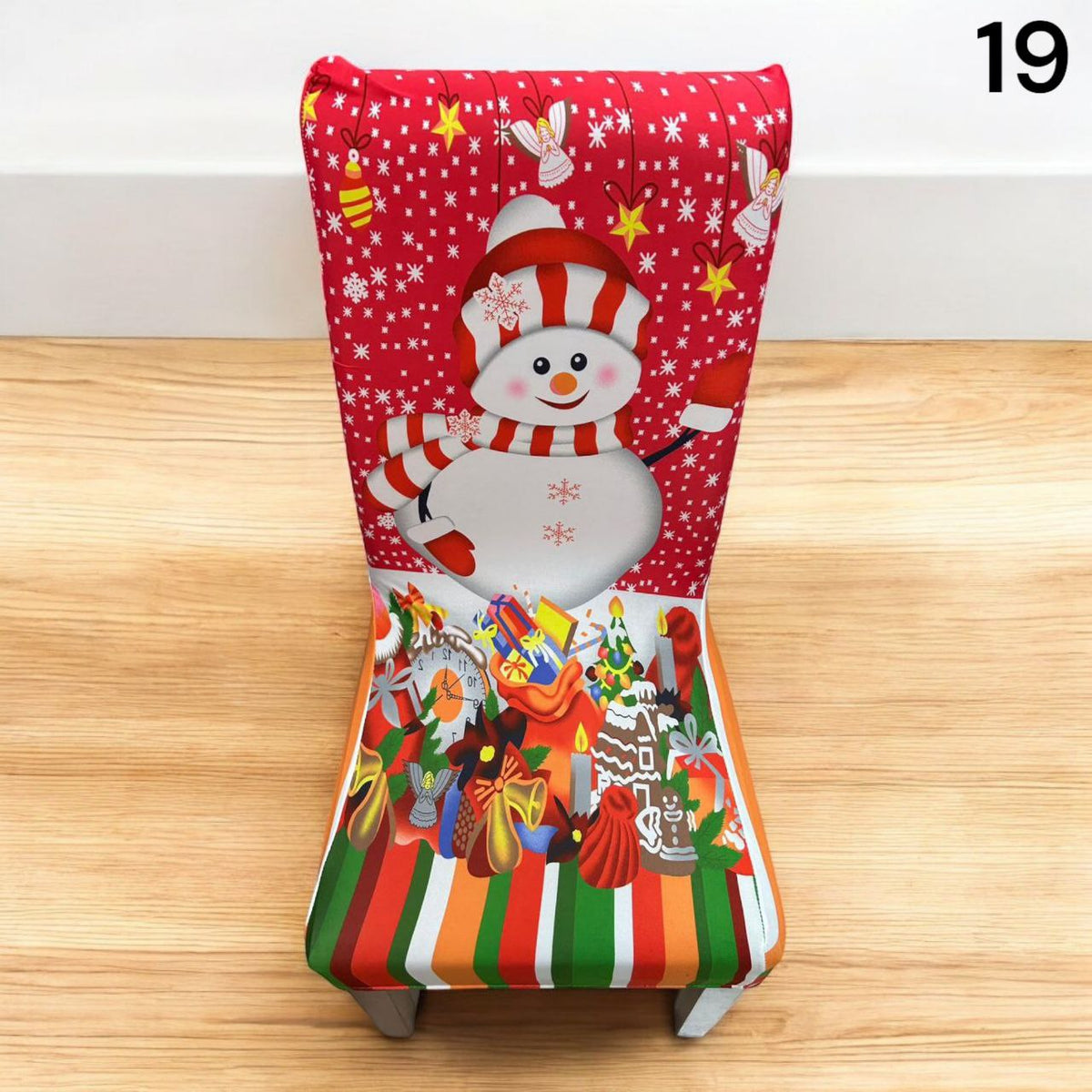 Božićne navlake za stolice set od 6 komada - Feniks-shop