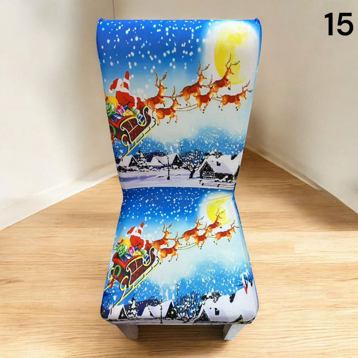 Božićne navlake za stolice set od 6 komada - Feniks-shop