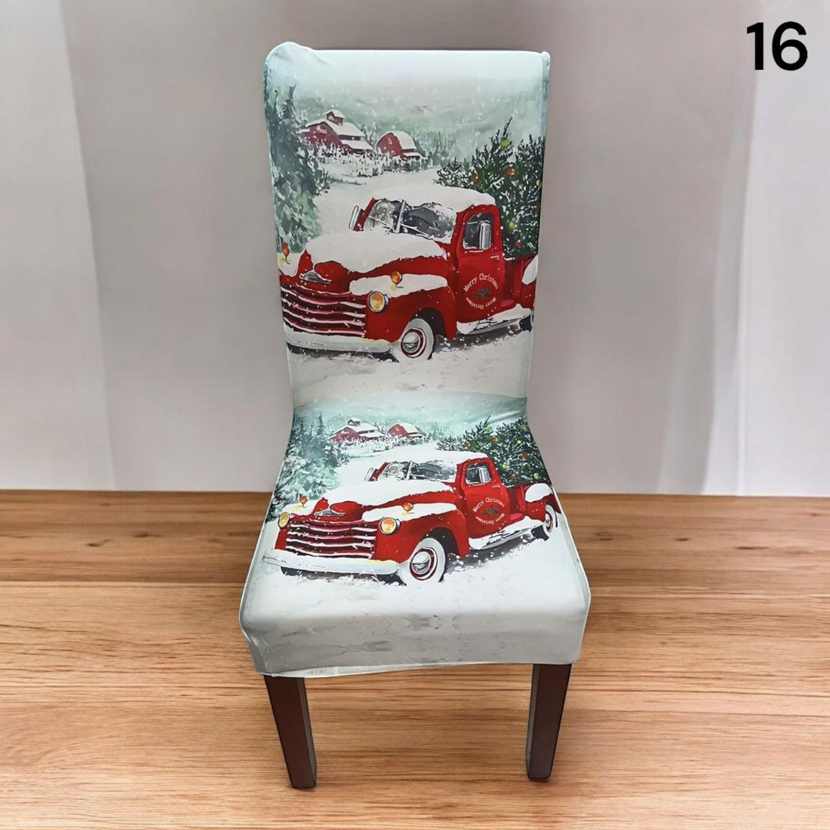 Božićne navlake za stolice set od 6 komada - Feniks-shop