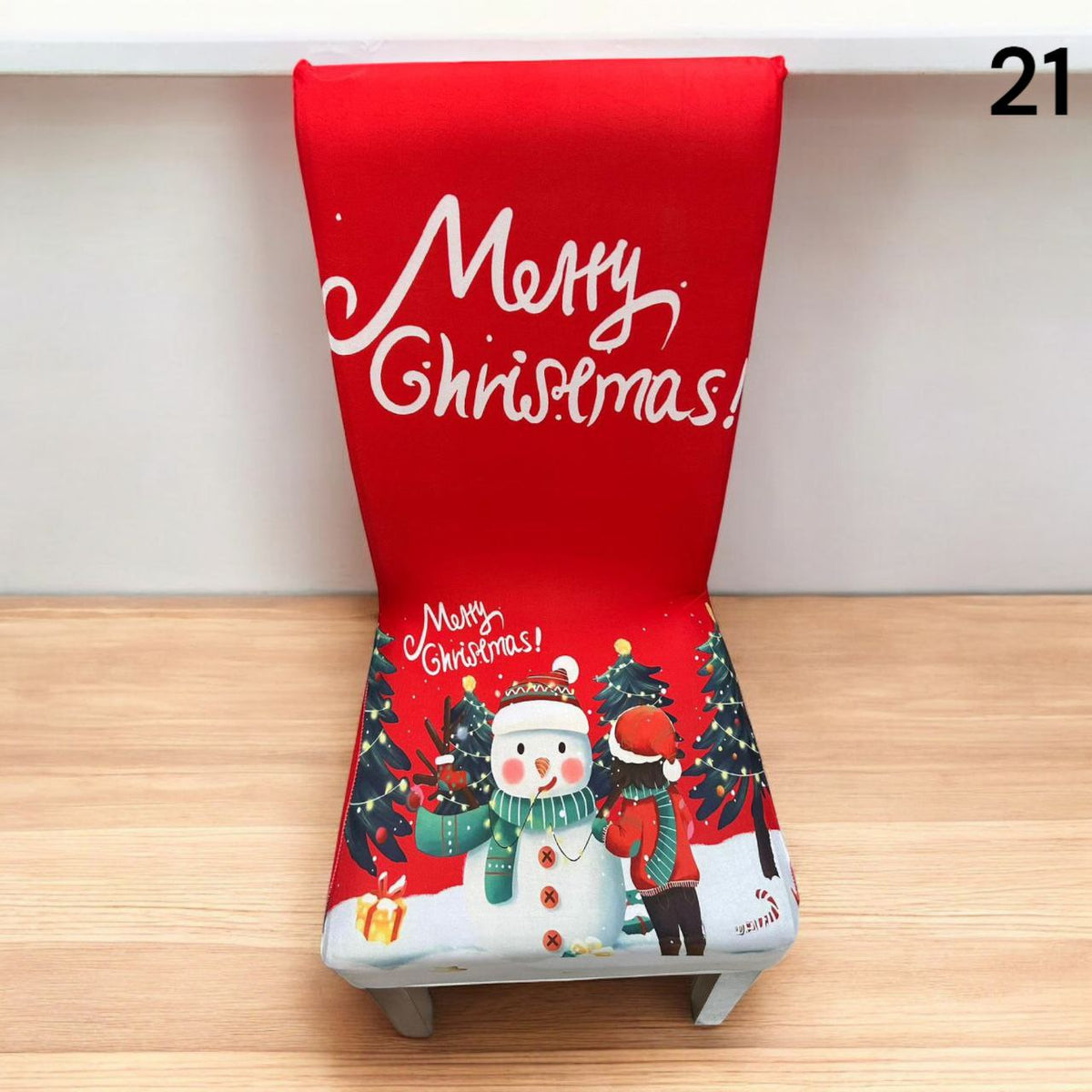 Božićne navlake za stolice set od 6 komada - Feniks-shop