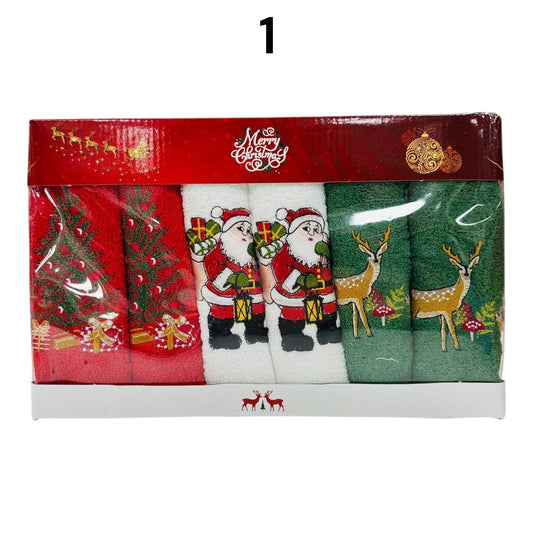 Božićni poklon set od 6 krpi 35x55 cm