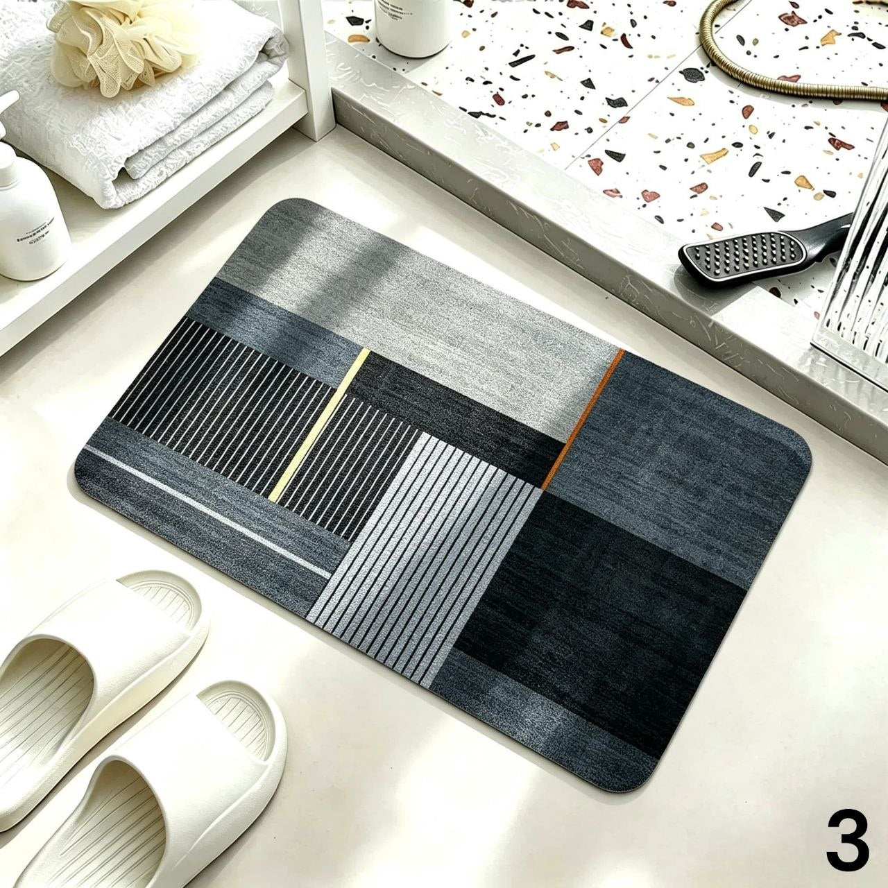 Brzoupijajući gumirani kupaonski tepih 40x60 cm – 9 modernih modela
