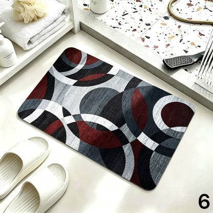 Brzoupijajući gumirani kupaonski tepih 40x60 cm – 9 modernih modela