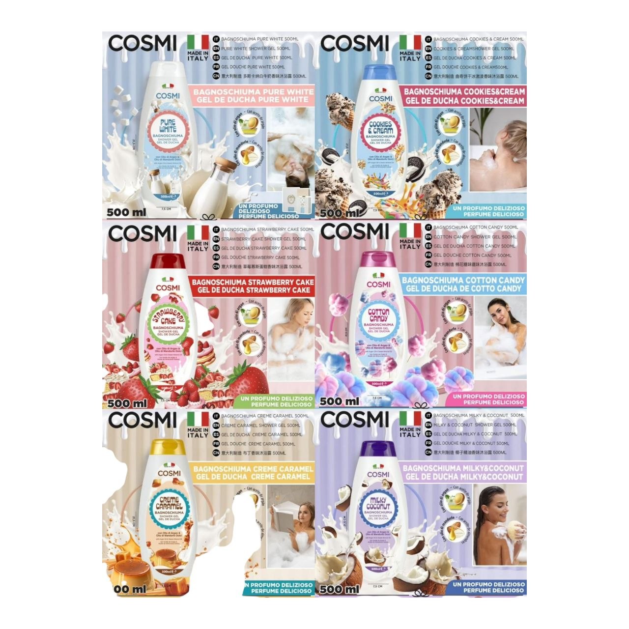 COSMI talijanski Gel za Tuširanje 500 ml