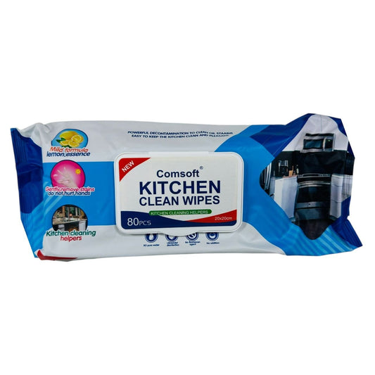 Comsoft vlažne maramice za čišćenje kuhinje – Lemon Essence, 80 kom