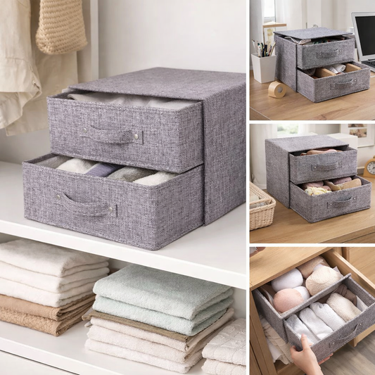 Čvrsti organizator s 2 ladice