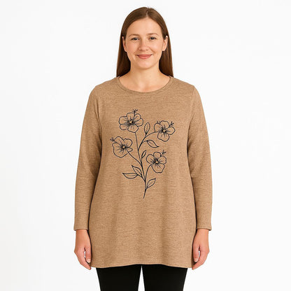 Deblja zimska tunika dugih rukava UNI