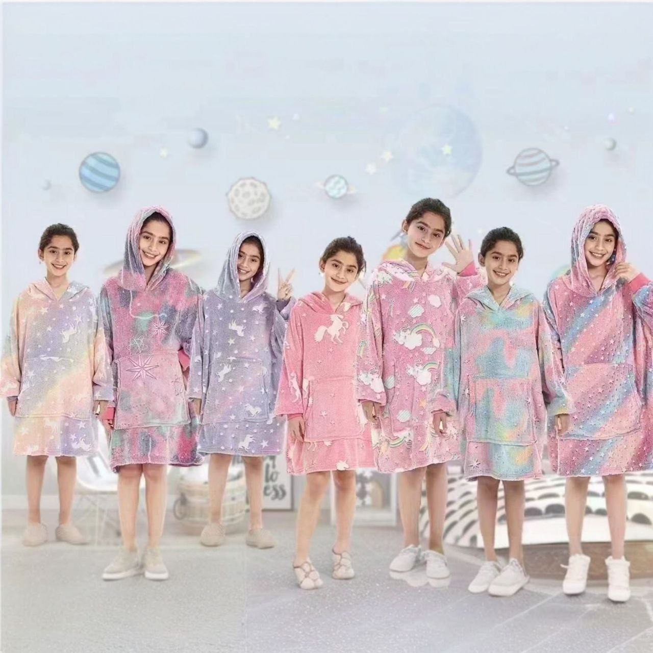 Dječji hoodie ogrtač