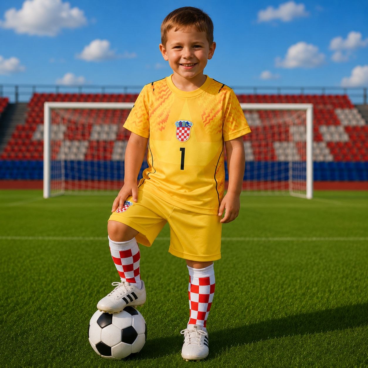 Dječji nogometni dres Livaković 2026 – komplet