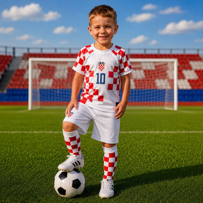 Dječji nogometni dres Modrić Home - kompleti