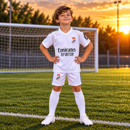 Dječji nogometni dres komplet Mbappé 10 – Real