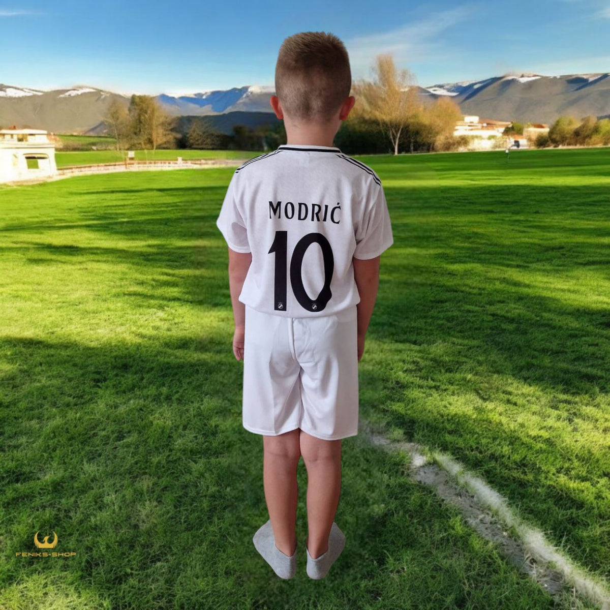 Dječji nogometni dres komplet Modrić - RM – slika 2