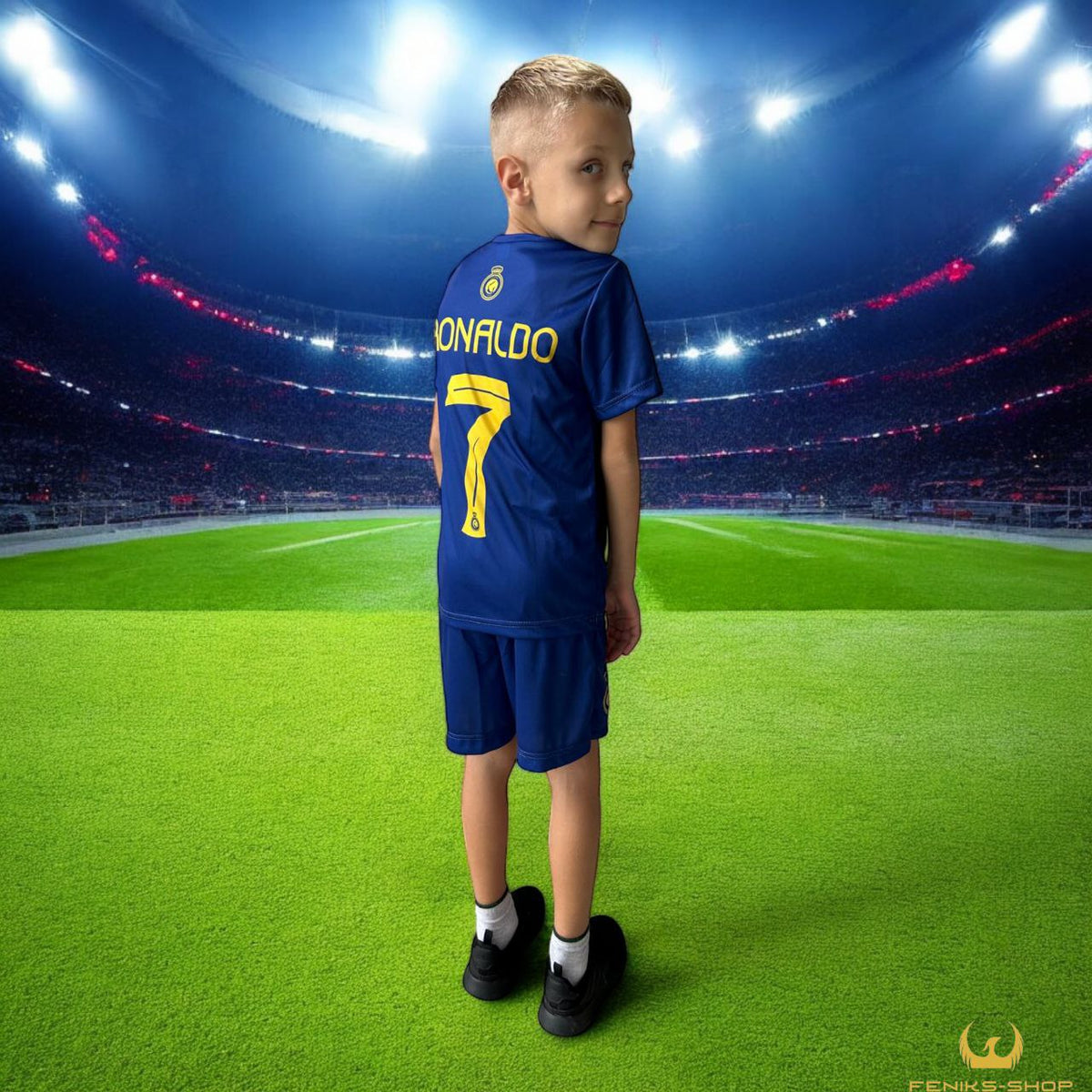 Dječji nogometni komplet Ronaldo ( plavi ) - Feniks-shop