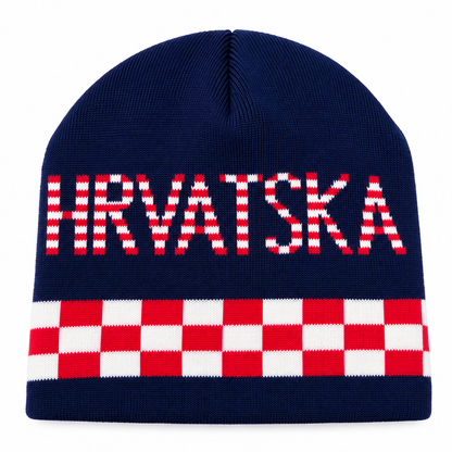 Dvostrana zimska kapa Hrvatska / Croatia – 2 dizajna u 1